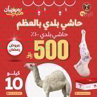 حاشي بلدي بالعظم 10 كيلو