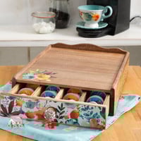 9938 ستاند ومنظم خشبي مميز لكبسولات القهوة (2)