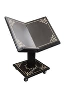 حامل مصحف أسود مزخرف ثابت