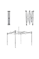 مظلة قيلات قماش كوري ثقيل