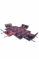 جلسة كلاسيكي عنابي بعدة احجام