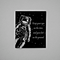 ملصق رجال الفضاء