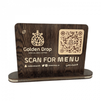 منيو باركود خشب