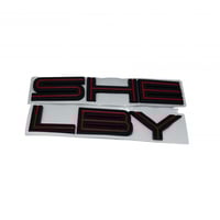 حروف شلبي خلفيه احمر