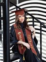 عبايات تخرج ٢٠٢٤ تصميم حسب الطلب المقاس: حسب الطلب