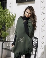 شال شتوي انيق بالإسم عدة الوان