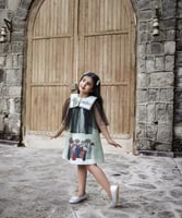 فستان اليوم الوطني بشكل انيق