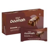 ديمه براوني كيك محشي بكريمة الشوكولاتة 12 حبة
