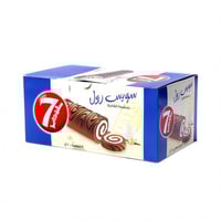 سفن دايز سويس رول بحشوة الفانيلا 12 حبة 20 جرام