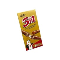 لفائف ويفر كبيرة ٣ في ١ محشوة بالكريمة ومغطاة بالش...