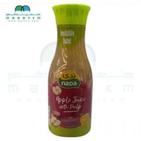 ندى عصير التفاح مع اللب بدون سكر 1.3 لتر