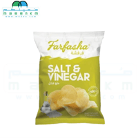 فرفشة بطاطس شيبس ملح وخل 75 جرام