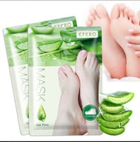 جوارب معالجة وترطيب للارجل بجل الصبار وفيتامينات و...