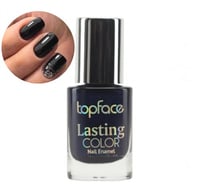 طلاء اظافر توب فيس 08 اسود لامع سريع الجفاف