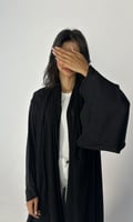 عباية لين BLACK