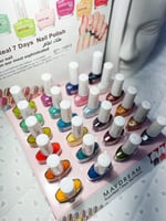 بوكس مناكير summer colors بألوان متعددة الالوان عد...