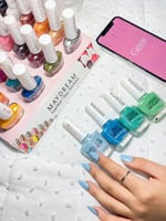 بوكس مناكير summer colors بألوان متعددة الالوان عد...