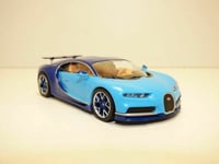 Bugatti Chiron year light blue / dark blue 1:43 Al...