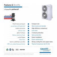 مكيف مخفي سمارت جولد 6 طن