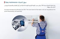 مكيف اسبليت بيسك انفيرتر 2 طن بارد