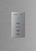 ثلاجة هايسنس عامودي انفرتر لون فضي 598 لتر 21 قدم