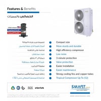 مكيف مخفي سمارت جولد 4 طن