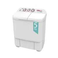 غسالة الكترو جنرال حوضين 5 كيلو