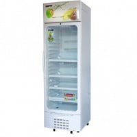 ثلاجه باب واحد زجاج جيباس 340 لتر