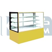 ثلاجة عرض بانكول حلويات 1.8 متر مربع ذهبي