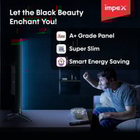 شاشة ذكي 65 بوصة امبيكس شاشة LED 4k UHD - غلوريا