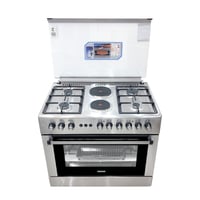 فرن غاز + كهرباء جنرال جولدن 6 عين مقاس 60 × 90 اس...