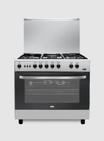 فرن هام 5 عيون غاز 55*80 استيل أمان كامل HM80GF-20