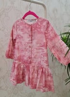 فستان بناتي صيفي بكم طويل