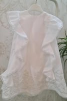 فستان الفراشه الابيض فخم جدا وأنيق