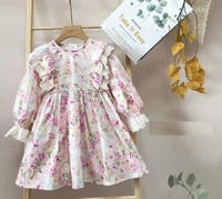 فستان بناتي أنيق بتفاصيله