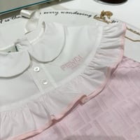 فستان بناتي وردي فخم جدا لون الصيف الجميل