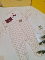 افرول مواليد قطني أنيق ،، 3 قطع