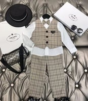 طقم ولادي رسمي من 4 قطع