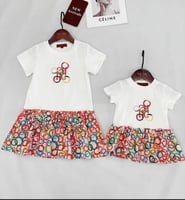 فستان بناتي بالوان جميلة جدا