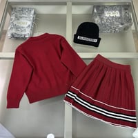 تيور بناتي شتوي من اربع قطع (قبعه + التنورة + بلوز...