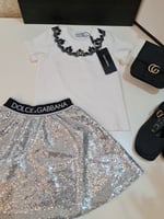 تيور فخم جدا بتفاصيل من الترتر الفضي