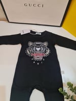 افرول مواليد قطني مميز اللون الاسود