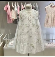 فستان بناتي من التل بلمعة جميلة جدا