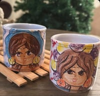 كوب سيرامياك برسومات يدويه جميلة