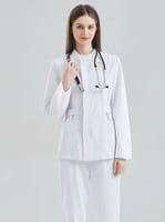 سكراب ابيض انيق باكمام