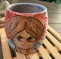 كوب سيرامياك برسومات يدويه جميلة