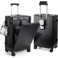 قيبة سفر بفتحة أمامية مع إطار ألومنيوم، تصميم متعد...