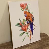 لوحة خشبية جميله