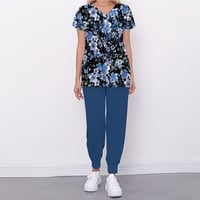 سكراب يطيعات من الزهور الزرقاء