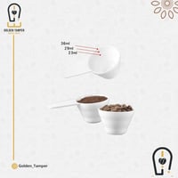 ملعقة بلاستيك معياريه للقهوة